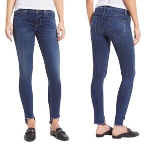HUDSON Jeans Women's‎ Colette Mid-Rise Ankle Skinny Step Hem Dark Wash Size 27
